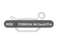 RWD Disc Pads - Formula B4/Team Sport/Pro/Pro+/SL