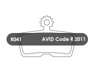 RWD Disc Pads - Avid Code R 2011